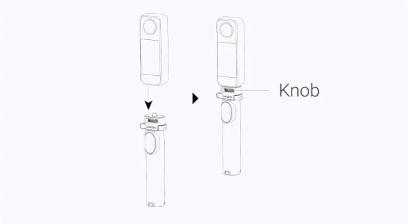 Przymocowanie kamery