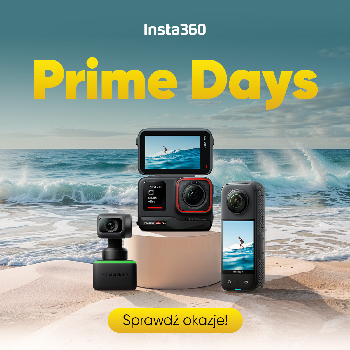 Promocje PRIME DAYS w sklepie firmowym Insta360 Polska