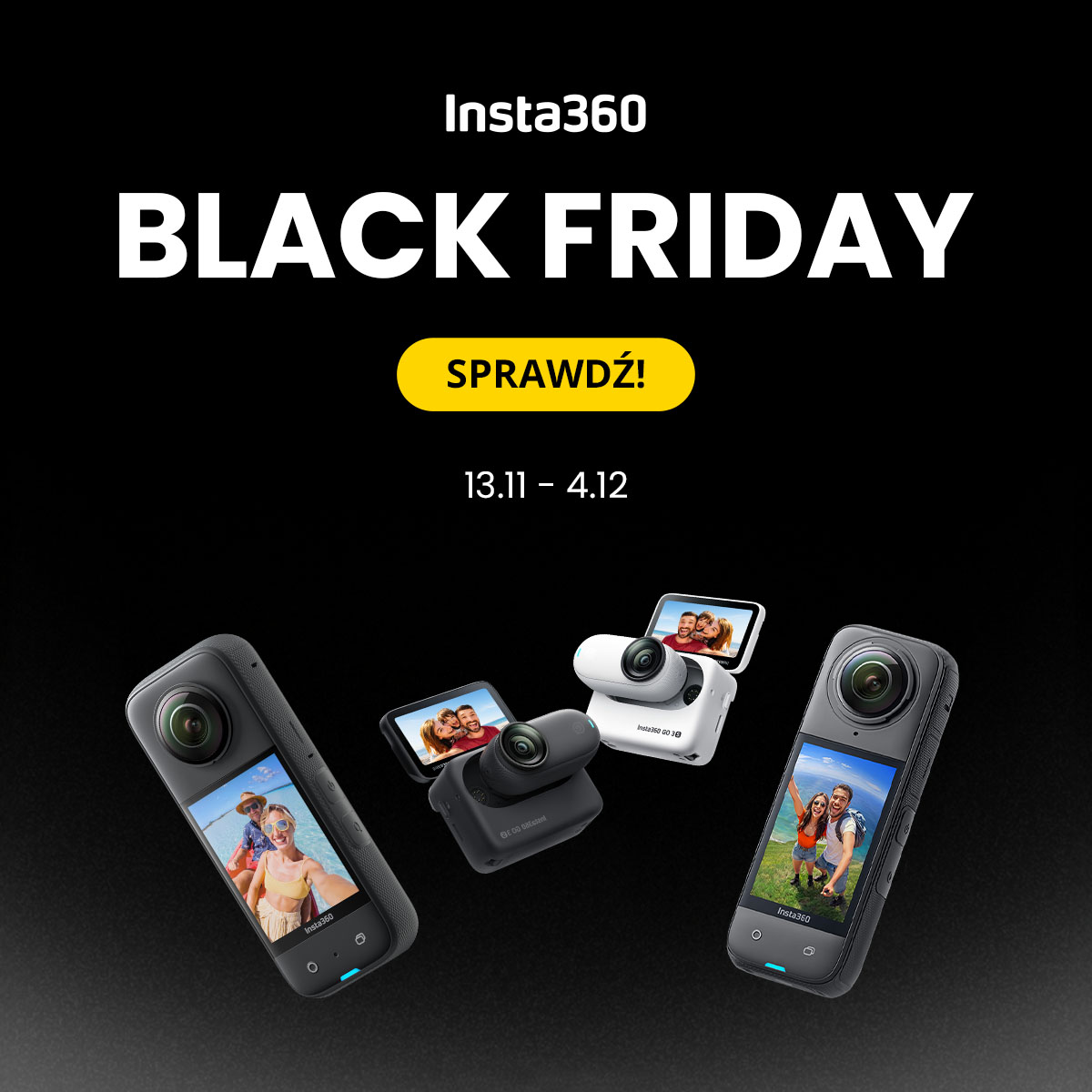 BLACK FRIDAY SALE w sklepie firmowym Insta360