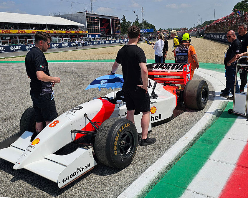 Insta360 X4 na legendarnym torze Imola. Musisz to zobaczyć z perspektywy kierowcy bolidu F1