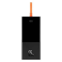 Baseus Elf 20000mAh power bank, PD, 2xUSB, USB-C + USB-C cable 65W (black)