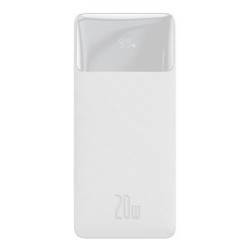 Powerbank Baseus Bipow 30000mAh, 2xUSB, USB-C, 20W (white)
