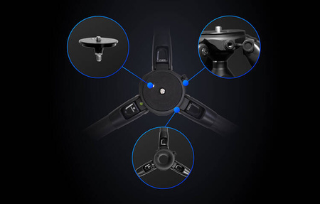 Insta360 Sumo Stand | Professional, ultra-light, 300 cm carbon tripod for Insta360 Pro2 and Titan cameras