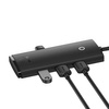 Baseus Lite Series 4in1 Hub USB to 4x USB 3.0 25cm (black)