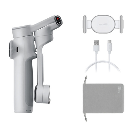  Insta360 Flow 2 Pro AI Tracker Bundle |Made for iPhone |zestaw szary