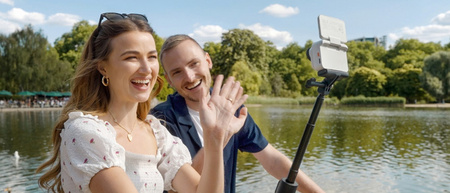 Insta360 GO Ultra Creator Bundle | Zestaw z kamerą sportową | 4K | 53g | Arctic White