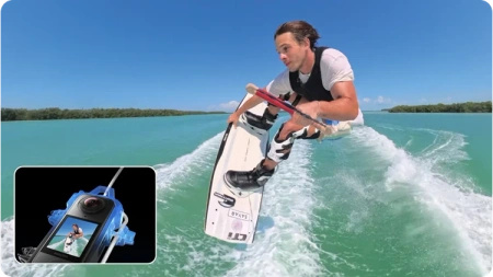 Insta360 X4 Air Water Sports Tow Rope Mount