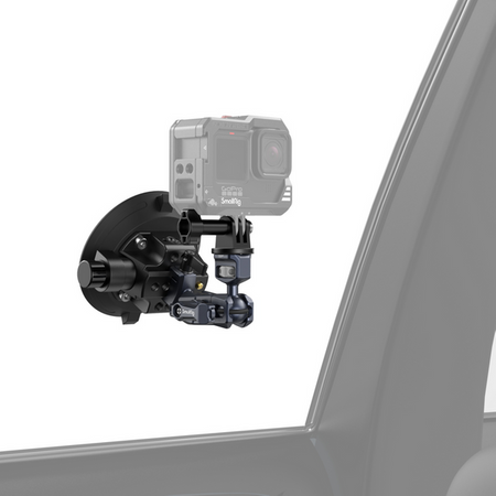 SmallRig 4236B | Zestaw z Przyssawką 4" do Montażu Kamery (do ujęć z pojazdu)