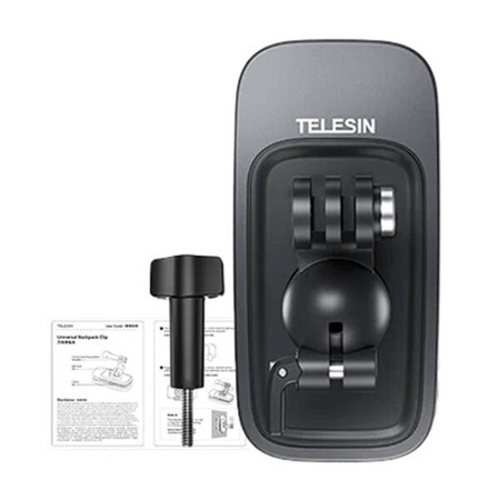 Telesin GP-JFM-009 | mocowanie na pasek plecaka Backpack Mount do kamer sportowych + magnes