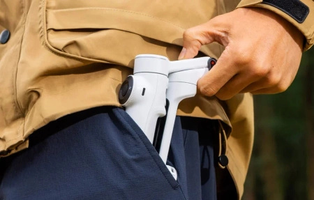 Insta360 Flow 2 Pro Creator Bundle White | Made for iPhone |zestaw kreatywny biały