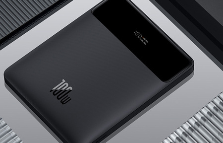 Powerbank Baseus Blade 20,000Mah, 2xUSB, 2xUSB-C + USB-C 100W cable (black)