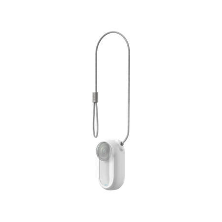 Housing with a security cable for the Insta360 GO 3/GO 3S CINSBATK magnetic pendant (white)