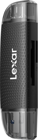 Czytnik idealny do kart Lexar Silver Plus i innych topowych modeli | Złącze USB-C oraz USB-A | Slot microSD oraz SD