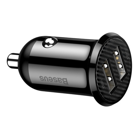 Baseus Grain Pro 2x USB 4.8A car charger (black)