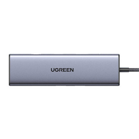 Adapter 10in1 UGREEN Revodok CM498 Hub USB to 3x USB-A 3.0, HDMI, VGA, RJ45, SD/TF, AUX3.5mm, PD Converter