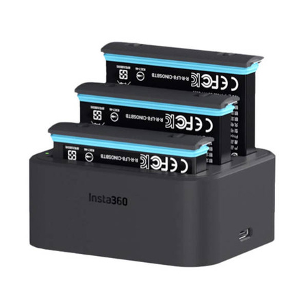 Insta360 X3 Fast Charging Hub | original charger for 3 batteries