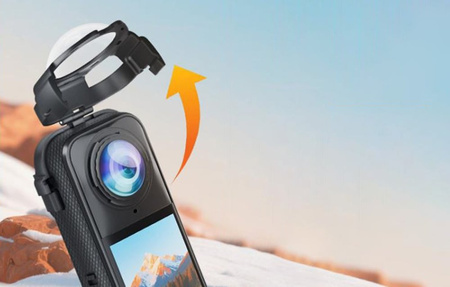 Puluz PU750T | Lens covers | Tempered glass | Insta360 X5 | snap-on