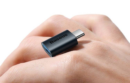 Baseus Ingenuity - USB-C to USB-A adapter, OTG (blue)