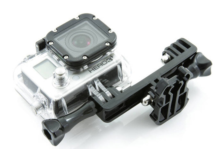 Rail Holder For Two 2x Cameras For Gopro Hero 7 6 5 + 4 3+ 3 2