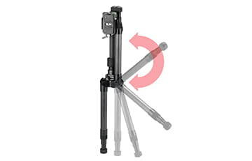 VELBON UTC-53AS | carbon tripod with QHD-S5AS ball head and Arca-Swiss connector