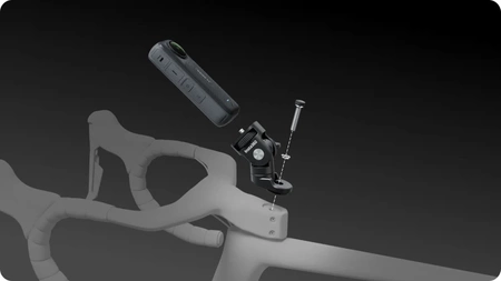 Insta360 Bike Headset Cap Mount | bicycle stem mount for sports cameras