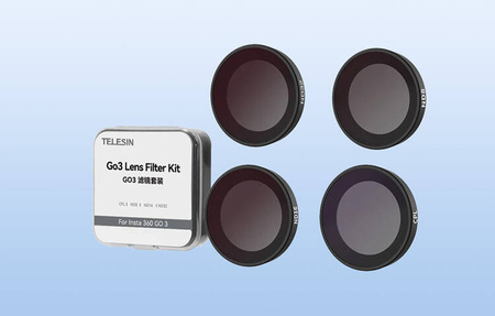 Telesin IS-FLT-G03 | set of 4 CPL/ND8/ND16/ND32 filters for Insta360 GO 3 camera