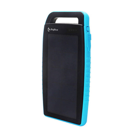 Waterproof portable solar charger with power bank BigBlue SL-CP001A 10000mAh