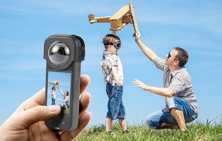 Osłona obiektywu ze szkła optycznego do Insta360 X4