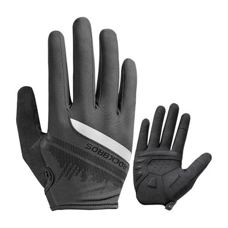 Rockbros S247-1M | Rękawiczki rowerowe rozmiar: M | Czarne