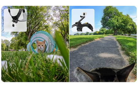 Pet harnesses, size S, for mounting Insta360 GO 3/ GO 3S cameras