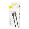 Baseus Cafule 3A 1m USB to USB-C cable (red-black)