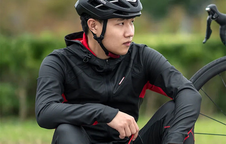Rockbros 15420381003 | Cycling jacket | Size: L | Black-red