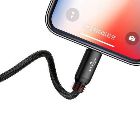 Baseus 3in1 cable | 0.3m | MicroUSB | USB-C | Lightning | 3.5A | Black