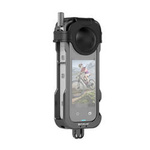 Puluz PU981B | metalowa obudowa ochronna z osłoną obiektywu do kamery Insta360 X4