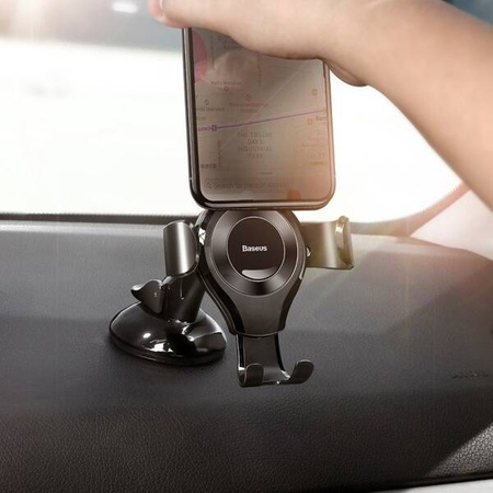 Baseus Osculum gravity car phone holder (black)