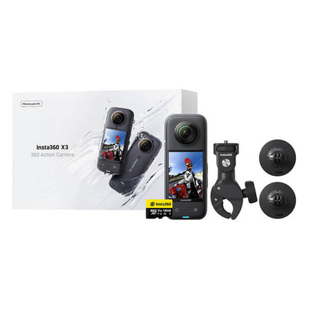 Insta360 X3 Motorcycle Kit | set with bicycle accessories | motor | quad | scooter | scooter | the latest version with an improved handlebar grip