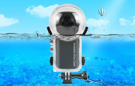 PULUZ PU977T | wodoodporna obudowa do kamery Insta360 X4 do nurkowania do 50m