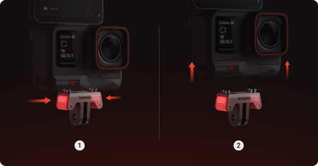 Insta360 Ace Pro Standard Mount | oryginalne mocowanie z szybkozłączką do kamery Ace Pro, Ace Pro 2, X5