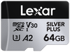 microSDXC Silver Plus 1066x UHS-I/U3/A2/4K R205/W100 (V30) 64GB