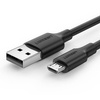 Kabel USB do Micro USB UGREEN QC 3.0 2.4A 0.5m (czarny)