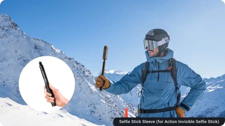 Insta360 Action Invisible Selfie Stick handle cover