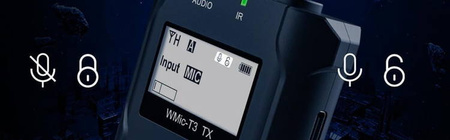 Synco T3 Bezprzewodowy System Mikrofonowy UHF - 2 Odbiorniki