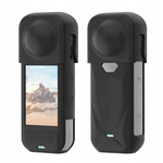 Puluz PU757B | Silicone Case + Lens Cap | Protective Cover for Insta360 X5 | Black