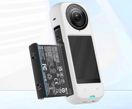 Puluz PU985W | silikonowy futerał na kamerę Insta360 X4 (biały)