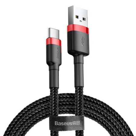 Baseus Cafule 3A 1m USB to USB-C cable (red-black)