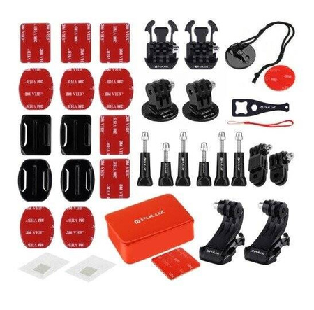Set of 53 Puluz accessories for PKT26 sports cameras