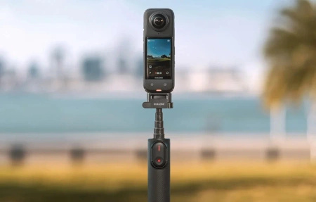 Insta360 Foldable 2-in-1 Selfie Stick Remote Kit (1/4" Mount) | składany wysięgnik z mini-pilotem