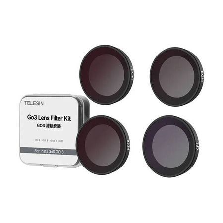 Telesin IS-FLT-G03 | set of 4 CPL/ND8/ND16/ND32 filters for Insta360 GO 3 camera