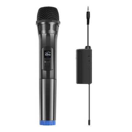 PULUZ PU628B 3.5mm UHF wireless dynamic microphone (black)