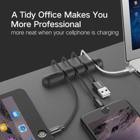 Organizer UGREEN cable holder 4 slots (2 pieces)